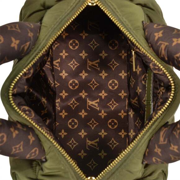 Louis Vuitton LV Pillow Speedy Bandoulière 25 Handbag Nylon M59009 Khaki - Picture 5 of 7